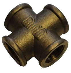 1/2″ Brass Equal Cross