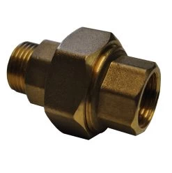 1/2″ Brass Male & Female Cone Seat Union