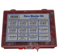 Plumbers Fibre Tap Washer Kit 330 Piece