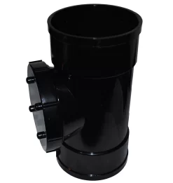 Double Socket Access Pipe – Black