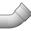 110mm Ring Seal Soil 135 Degree Socket To Spigot Bend- White