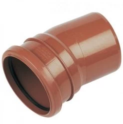 FLOPLAST Underground Drain 110mm Single Socket 15′ Bend
