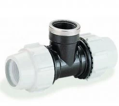 Plasson 25mm X 25mm X 1/2 Inch Female Tee 7140