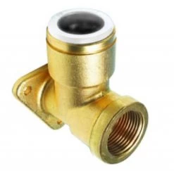 15mm X 1/2″ SPEEDFIT Brass Backplate Elbow