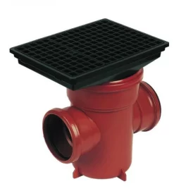 FLOPLAST Underground Back Inlet Bottle Gully & Square Lid