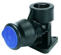 E2798 – TALBOT MDPE Wallplate Elbow (20mm X 1/2″)