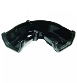 FLOPLAST 114mm Square Gutter Adjustable Angle – Black