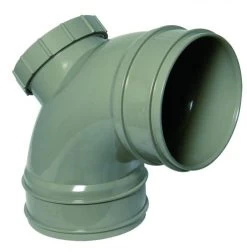 Solvent Weld Soil 92.5 Deg Acc Bend Grey SS569