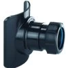 McAlpine BOSSCONN110T-BL 4 X 1.25 Inch Black Soil Pipe Boss Connector