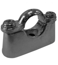 35mm Cast Brass Chrome Plated Hospital Pipe Bracket