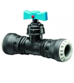 Plass-ONE 25mm MDPE Push Fit Stoptap – 0341
