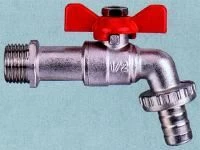 PLASSON 1/4 Turn Brass Bibcock 3/4″ 2100