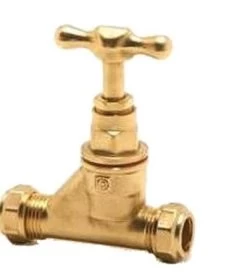 15mm Pegler 59 Brass Stopcock