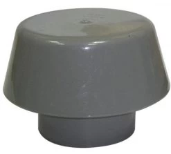 FLOPLAST 110mm Ring Seal Soil Extract Cowl – Grey