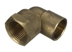 22mm X 3/4″ Solder Ring Female Adaptor Elbow