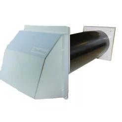 Stadium BM418W Core Drill Anti Draft Black Hole Vent (White Cowl)