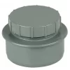 FLOPLAST 110mm Soil Screwed Access Cap – Grey