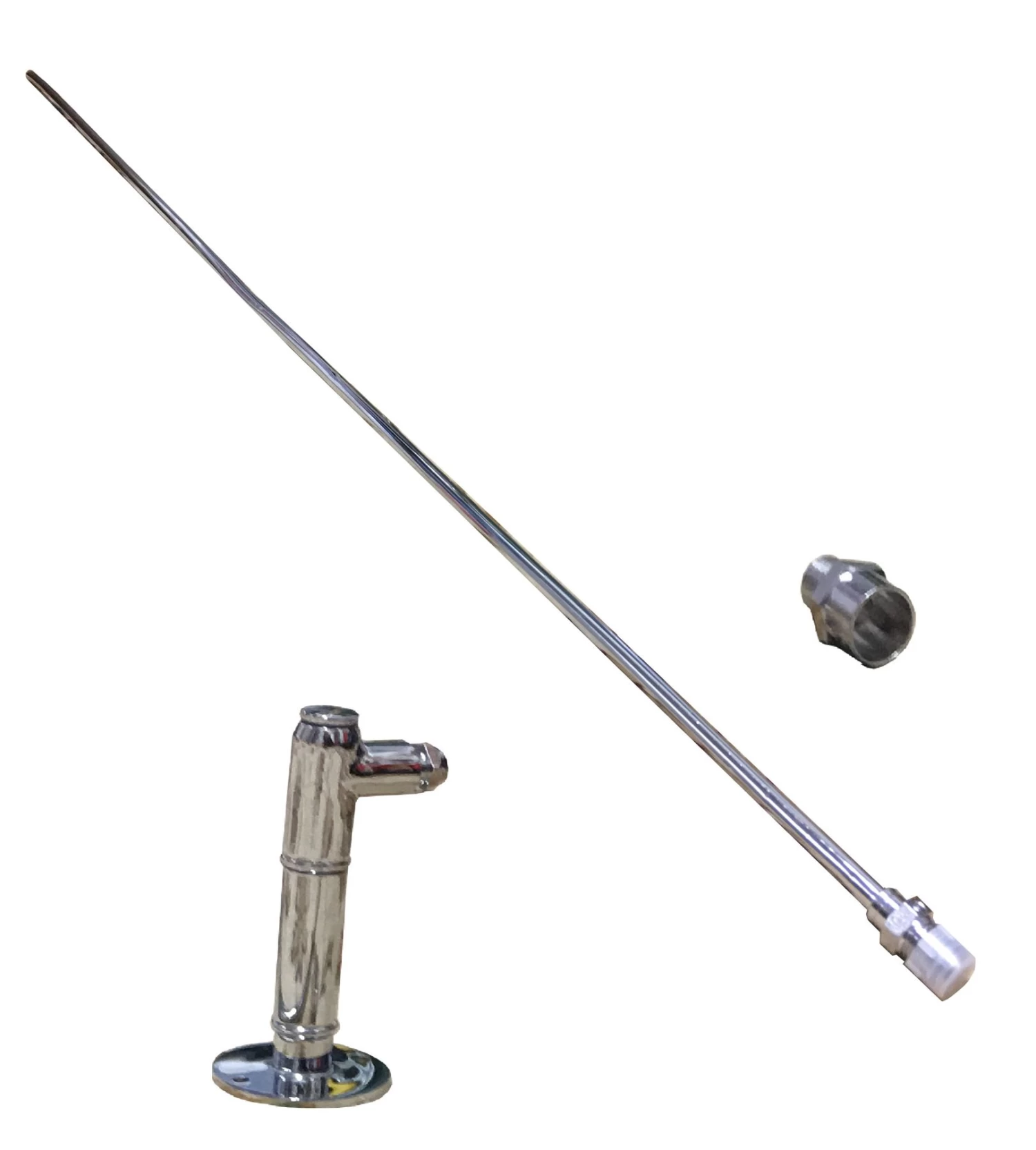 8mm X 4″ Chrome Gas Fire Installation Kit