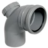 FLOPLAST 110mm Soil Ring Seal 92.5 Degree Access Bend – Grey