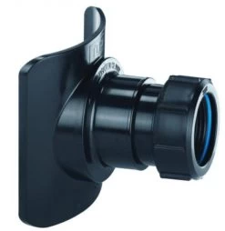 McAlpine BOSSCONN110-BL 4 X 1.25 Inch Black Soil Pipe Boss Connector
