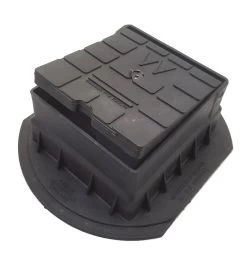 TALBOT Push Fit Surface Box – Water (black) 1202