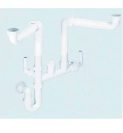 McAlpine Spacesaver Double Bowl Kit SSK2