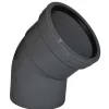 FLOPLAST 110mm Ring Seal Soil Offset Top Bend – Grey