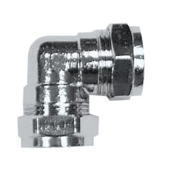 35mm Compression Chrome Plated Elbow