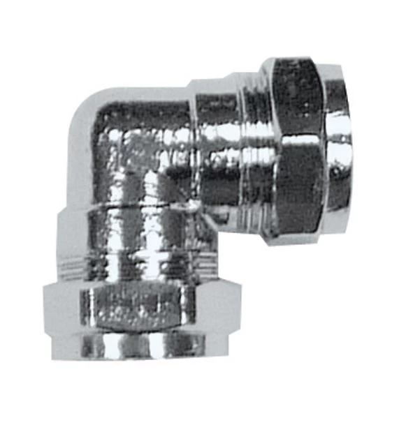 35mm Compression Chrome Plated Elbow 1 35mm Compression Chrome Plated Elbow
