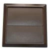 S125 Round Outlet/gravity Flap Brown