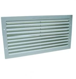 Pair Of 14″ X 5″ Flush Fitting White Vents – BM460W