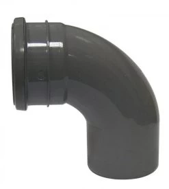 110mm Ring Seal Soil 92.5 Degree Socket To Spigot Bend- Grey