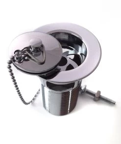 1 1/4 Inch Slotted Basin Waste With Chrome Plug – WBK42CP