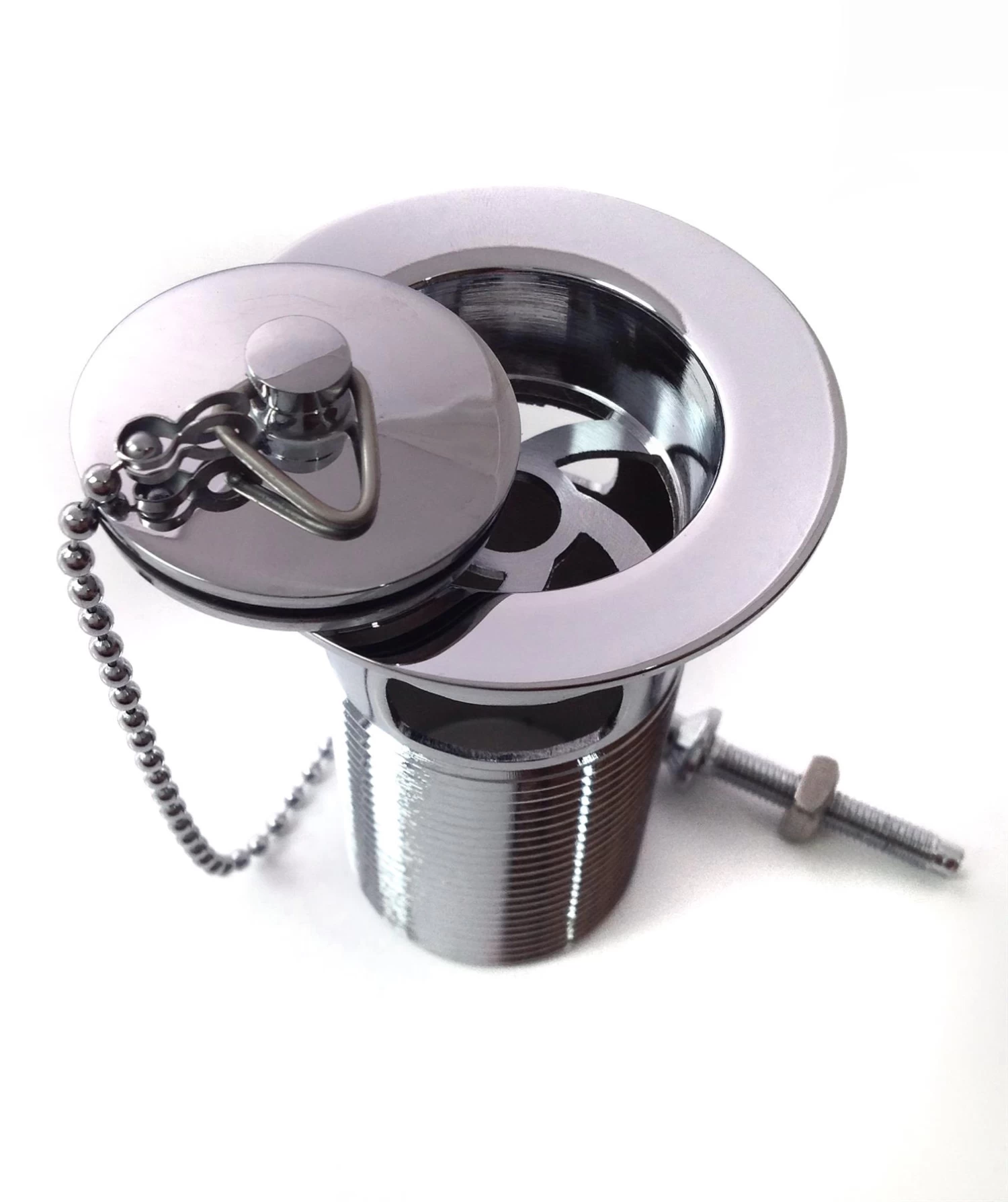 1 1/4 Inch Slotted Basin Waste With Chrome Plug – WBK42CP 1 1 1/4 Inch Slotted Basin Waste With Chrome Plug – WBK42CP