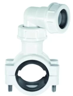 McAlpine CLAMP1WH 19/23mm Overflow Pipe Clamp