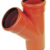 FLOPLAST Underground Drain 110mm 45′ Double Socket Junction