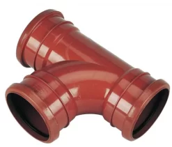 FLOPLAST Underground Drain 110mm 87.5′ Triple Socket Junction
