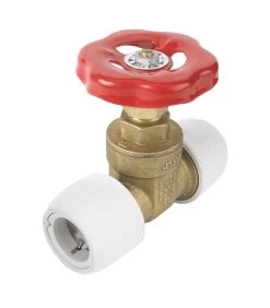 Hep2O 22mm Hot & Cold Brass Gate Valve