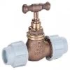 PLASSON Universal 32mm MDPE Brass Stoptap – 9050