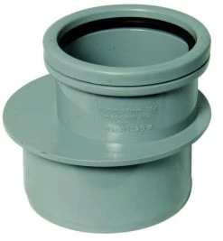 FLOPLAST 110mm Soil Pipe 110×82 Reducer – Grey