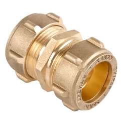 Brass Compression Female Equal Straight Coupling Fitting – 54mm