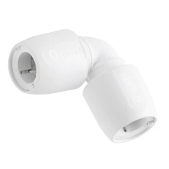 Hep2O Plastic Push-Fit 90° Equal Elbow Fitting – 28mm -Professional Plumbing Tool Store Hep2O Plastic Push Fit 90° Equal Elbow Fitting Left
