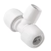 Hep2O Plastic Push-Fit Double End Reduced Tee Fitting – 28mm X 28mm X 22mm