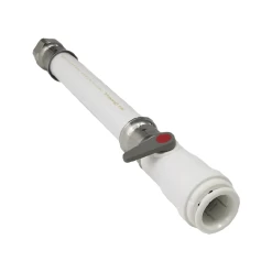 JG Speedfit Push Fit Flexible Tap Hose With Valve – 22mm X 3/4″ X 300mm