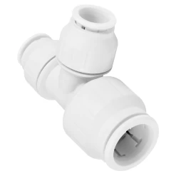 JG Speedfit White Plastic Reducing Tee – 28mm X 22mm X 28mm
