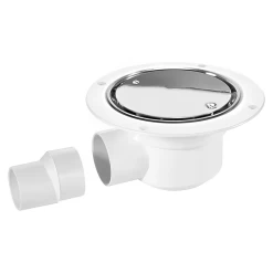 McAlpine Polished Stainless Steel Shower Gully – 75mm