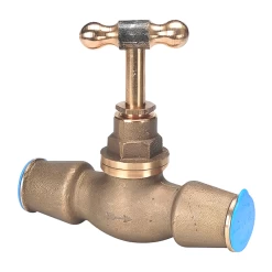 Talbot Compression MDPE Gunmetal Brass Push-Fit Stopcock – 63mm