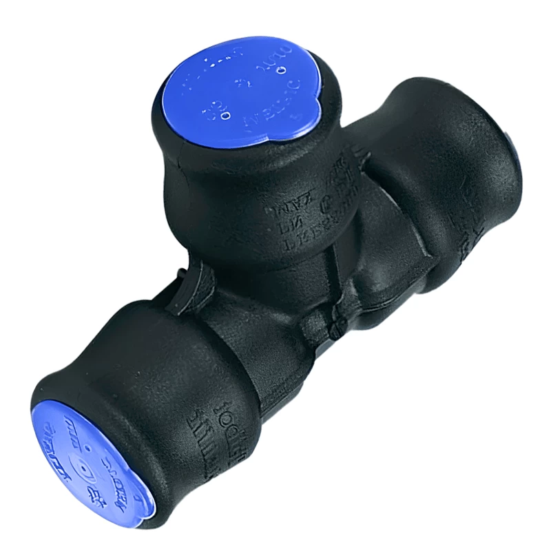 Talbot Push-Fit MDPE Equal Tee – 63mm 2 Talbot Push-Fit MDPE Equal Tee – 63mm - Image 2