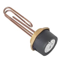 Tesla Copper Immersion Heater & Dual Safety Thermostat – 18″