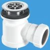 Shallow Shower Trap With 70mm Chromed Plastic Flange – STW3R